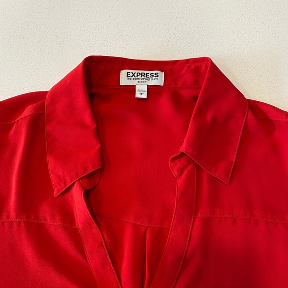 Express, Sleeveless Button Down, Tasteful Flare - Picture 3 of 3